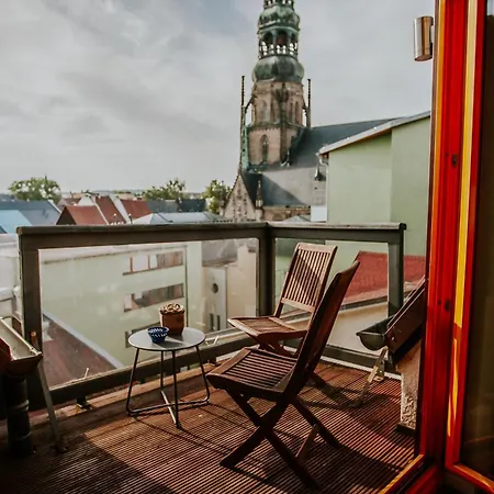 Traumhaftes Apartment Am Dom Mit Grosser Dachterrasse Zwickau Buitenkant foto